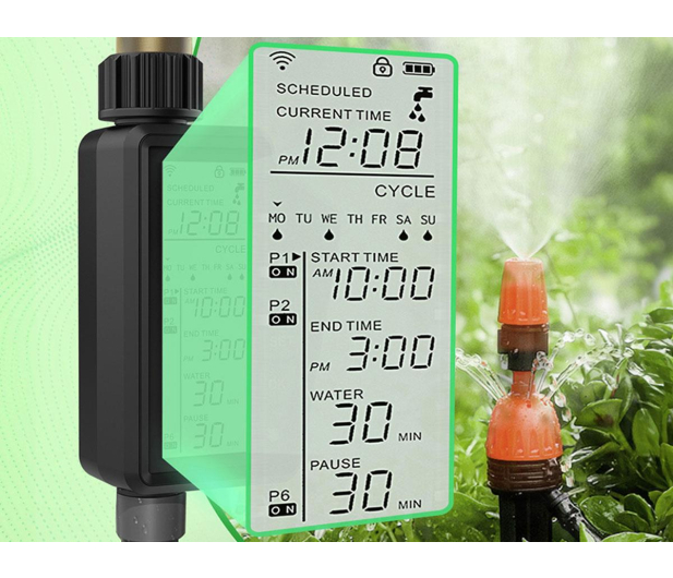 Avatto Inteligentny sterownik nawadniania Wi-Fi z dużym ekranem LCD - 1510583 - zdjęcie 4